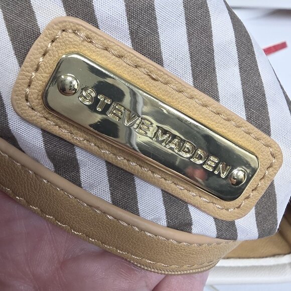 Steve Madden Crossbody Bag Womens American Flag Fringe Boho Western Tan Festival - Picture 7 of 9